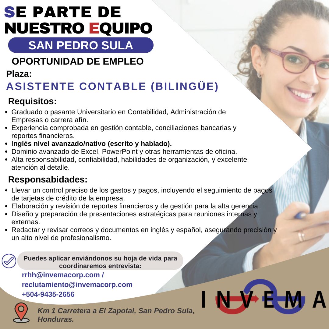 INVEMA - 📢 ¡Atención San Pedro Sula! ¿Buscas una oportunidad para ...