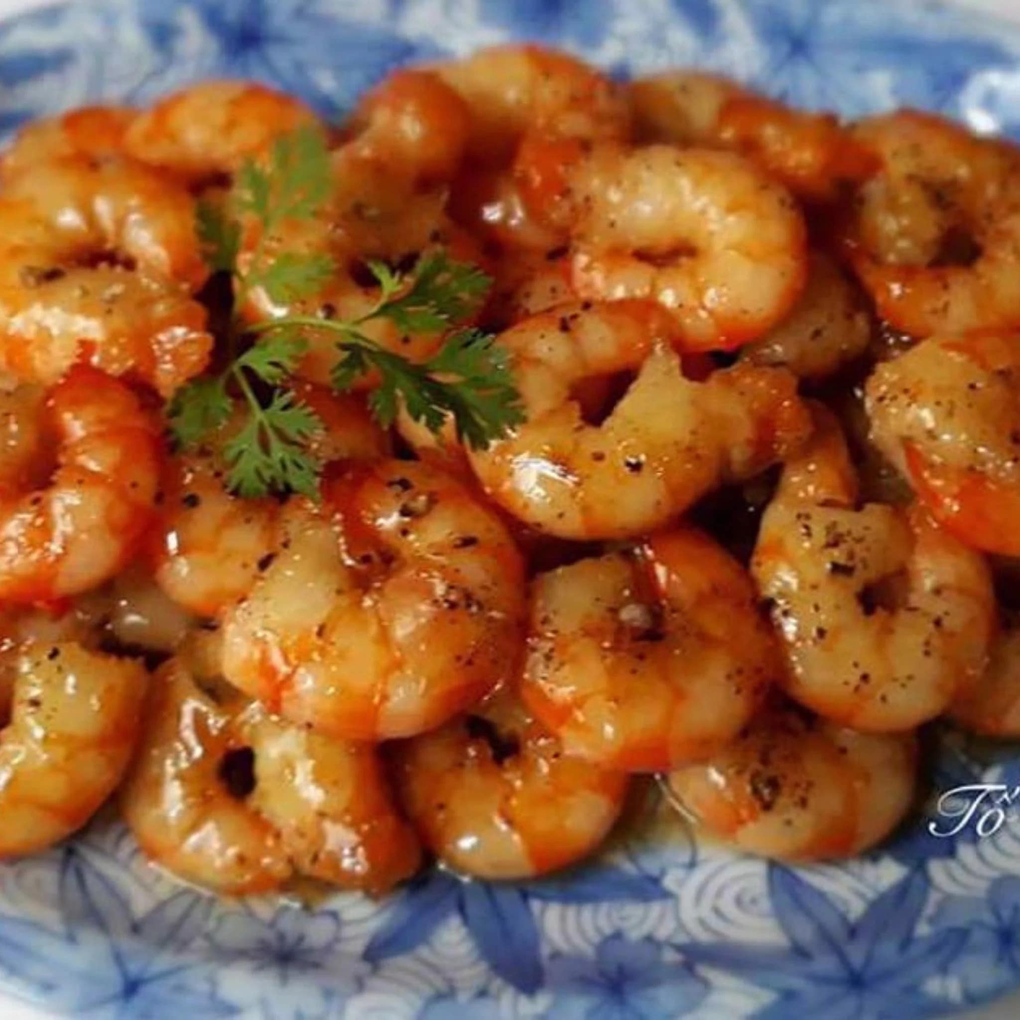 Học - TÔM SẮT rim mặn-ngọt Nguyên Liệu 700 gr tôm sắt 10 củ hành tím 3 ...