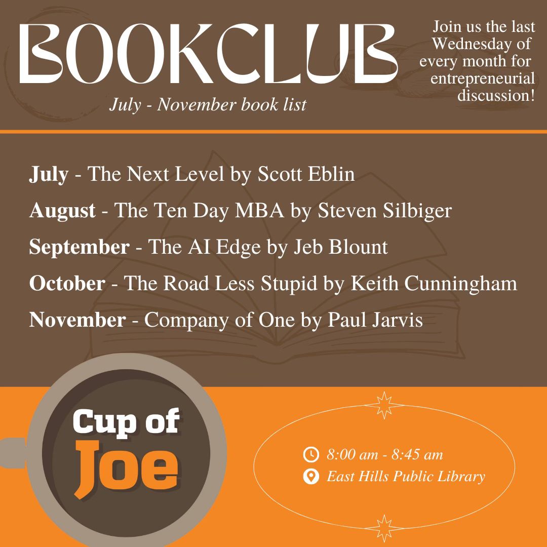 Cup of Joe - The book club list for July - November has... | Facebook