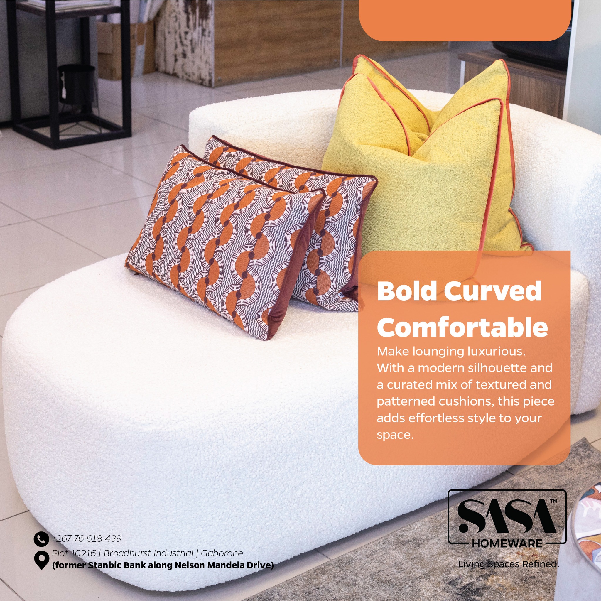 Sasa - Your couch, your rules. From size to fabric, colour to comfort ...