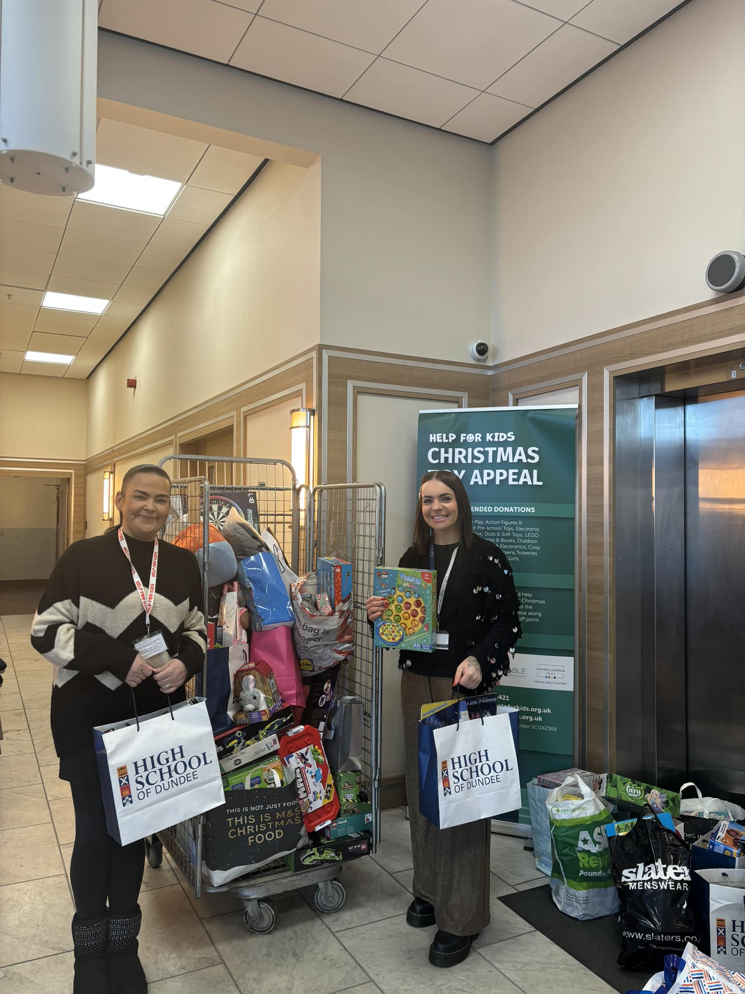 Help For Kids - Huge thanks to everyone at Dundee High...