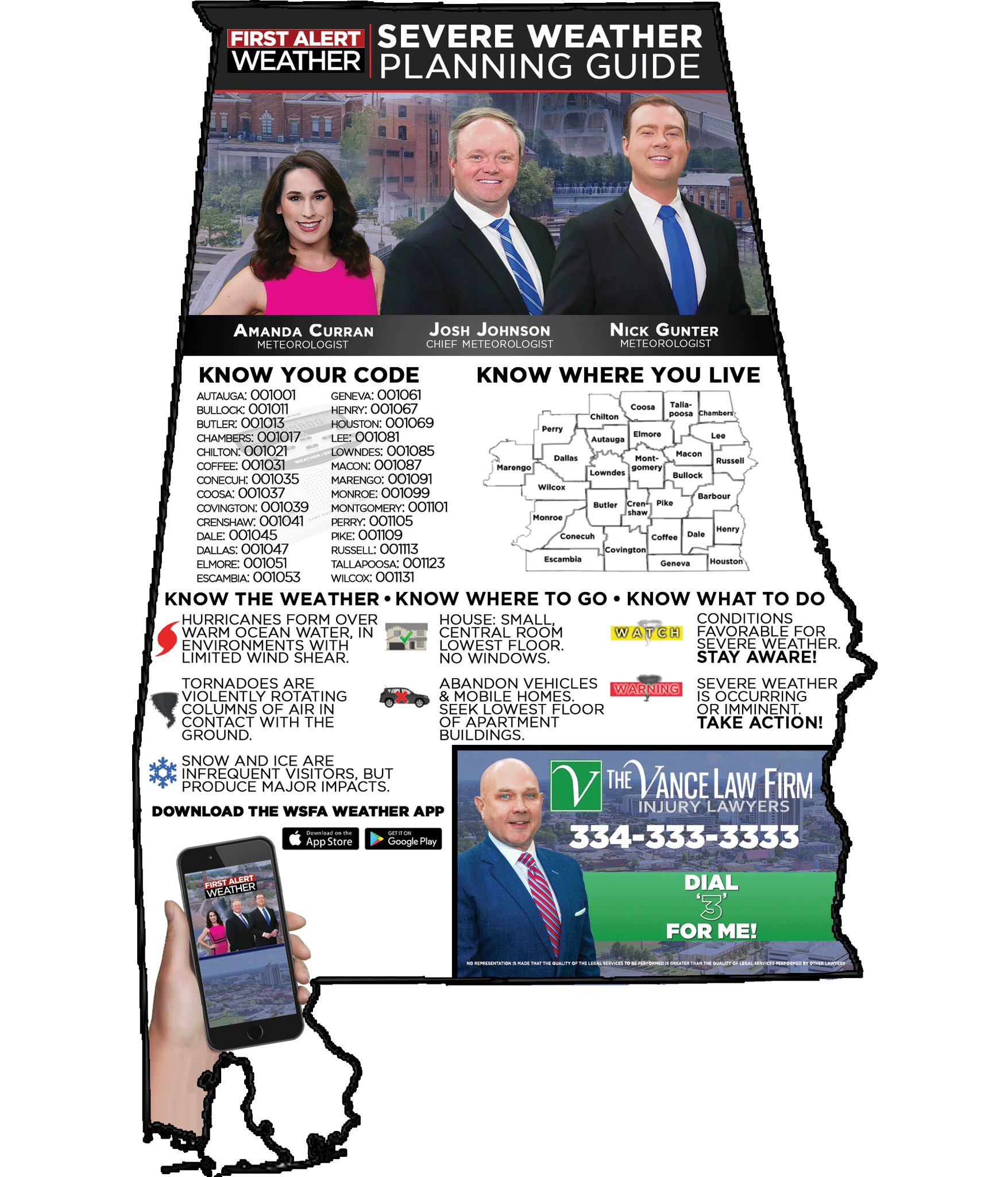 WSFA-TV - The WSFA severe weather planning magnet is a...