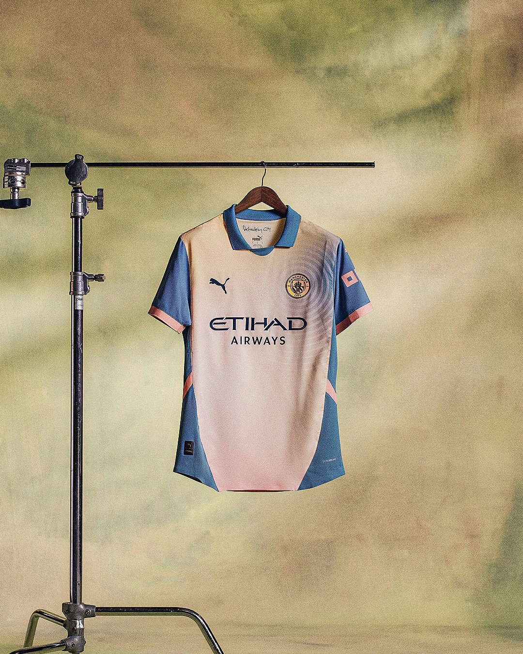Man City unveil the 'Definitely City' kit designed by Noel