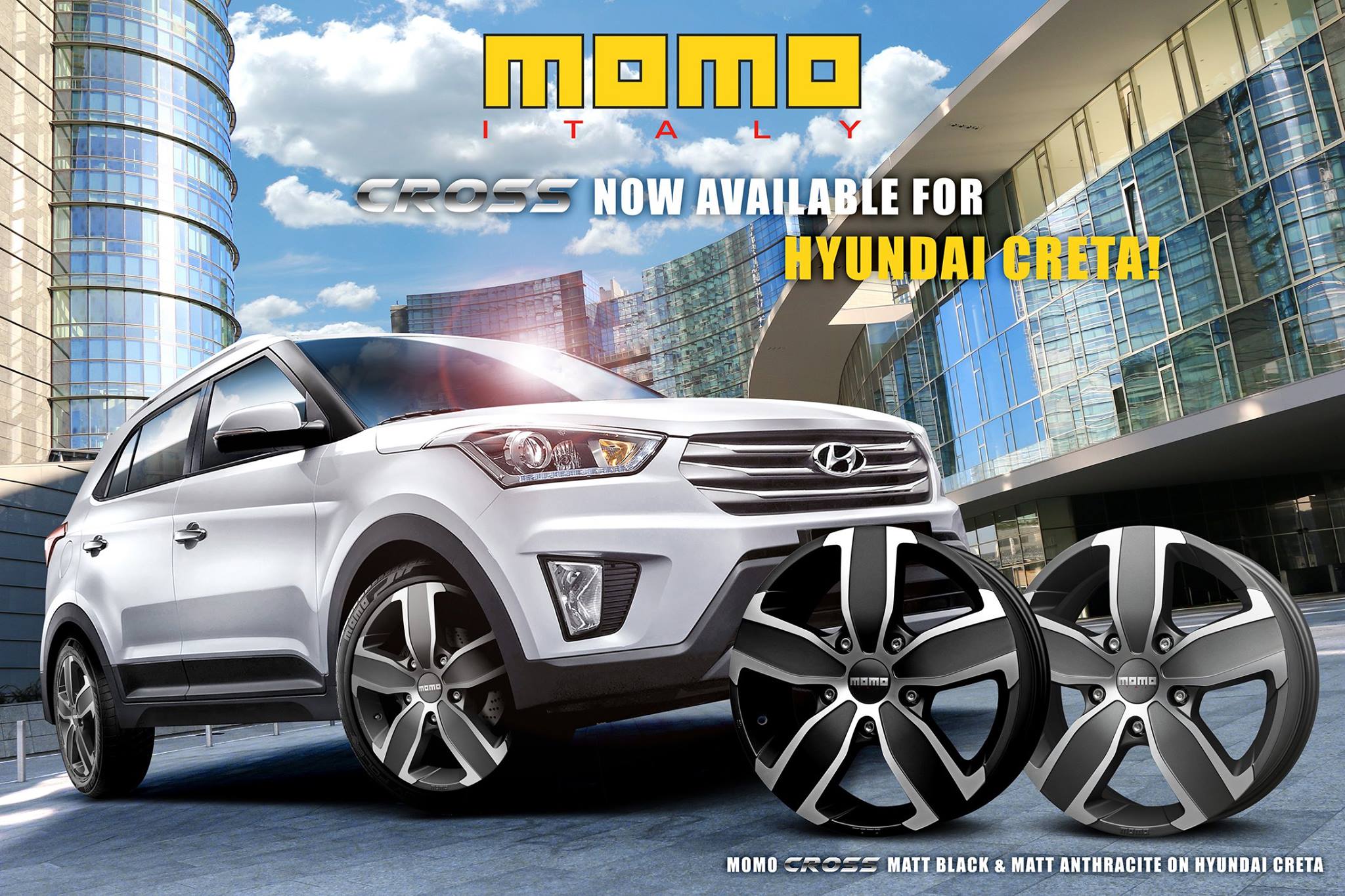ALLOY WHEELS INDIA - CROSS , designed & developed by MOMO Italy for ...