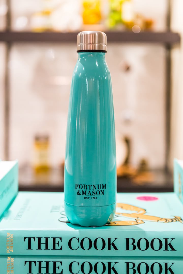 Bright, useful and oh-so-refreshing, Fortnum's Water Bottle is an
