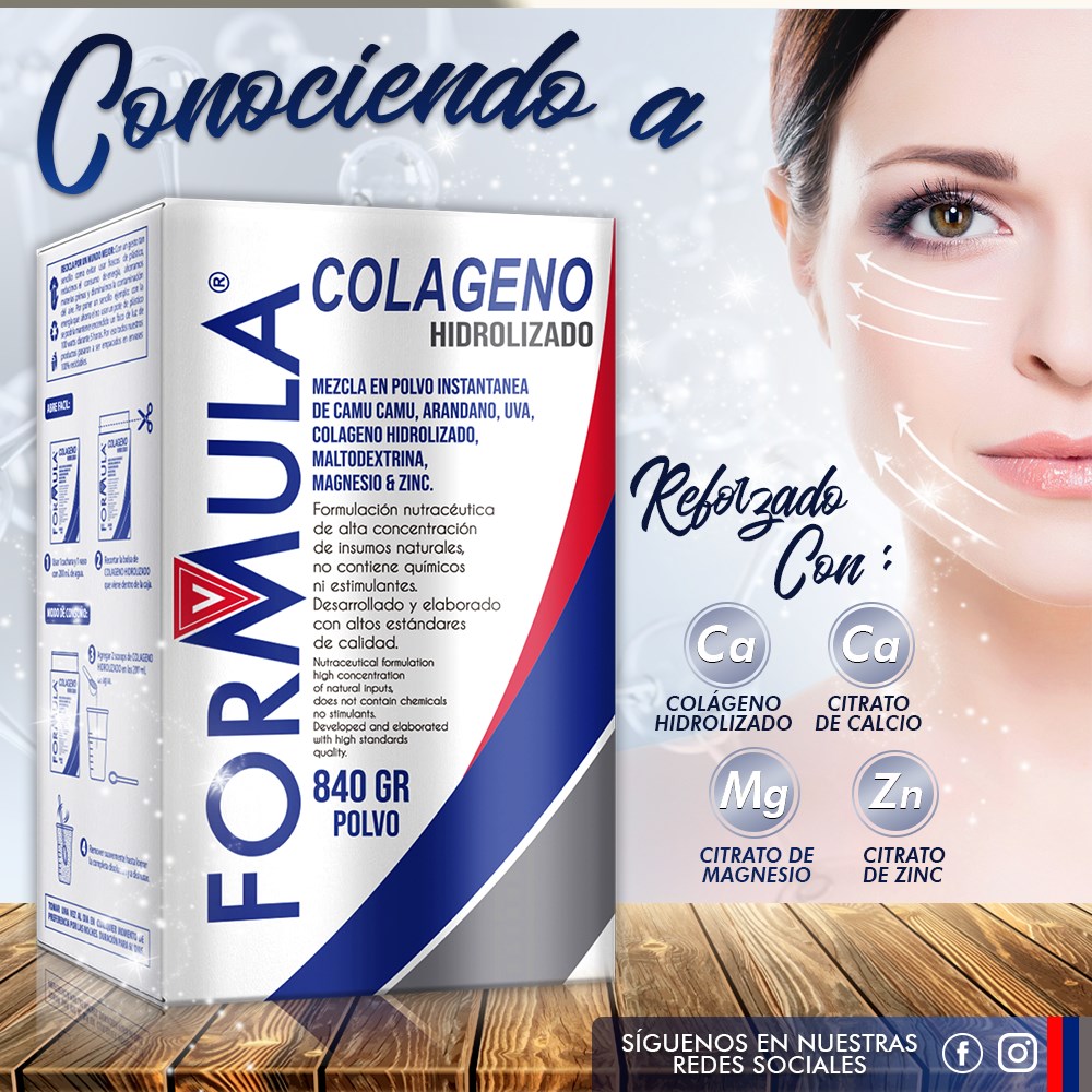 Fórmula V - CONOCIENDO A COLÁGENO HIDROLIZADO: 👩‍🦰...