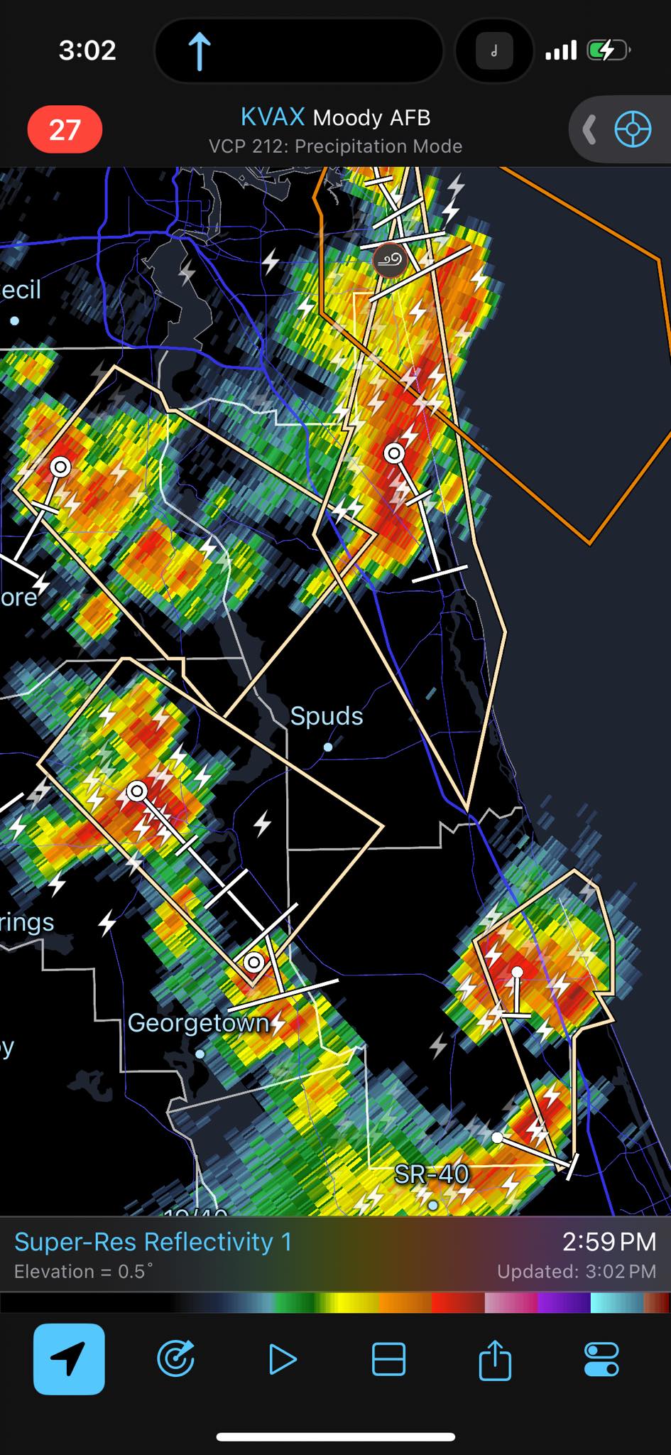 Storm - Widespread heavy storms! Some may near severe threshold