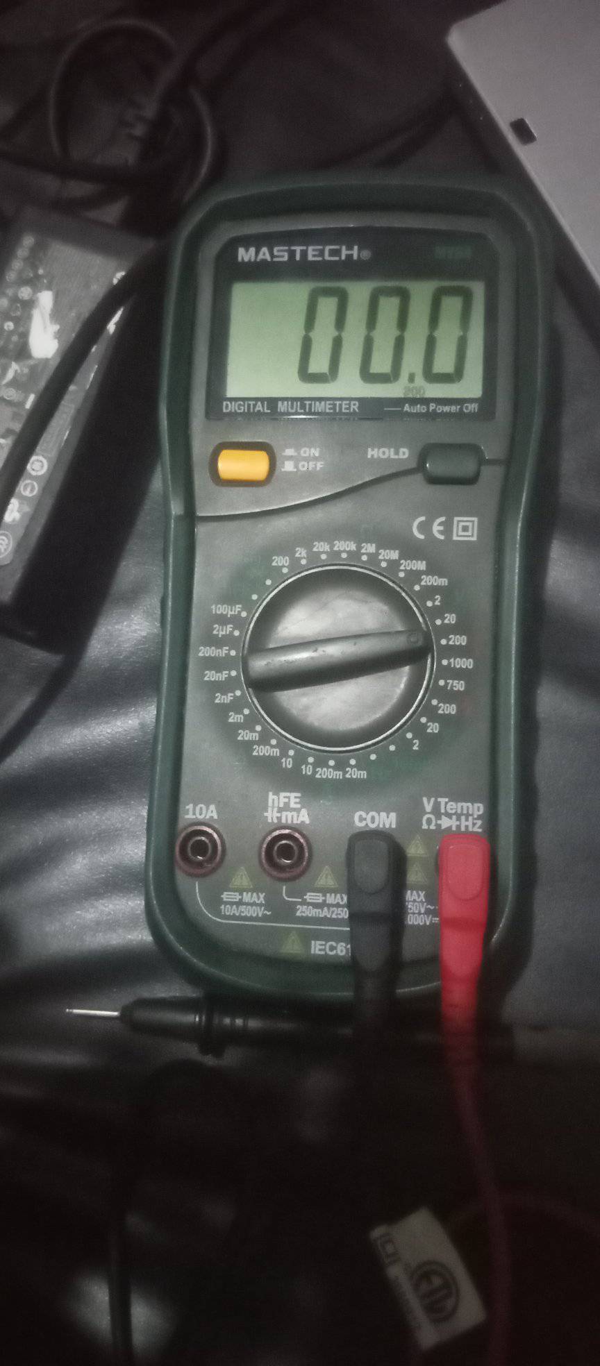Yokogawa 7562 meter behavior with DC volts
