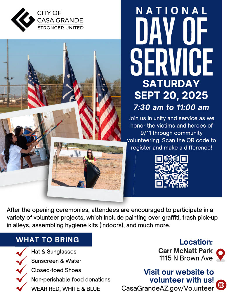 911 National Day of Service Casa Grande