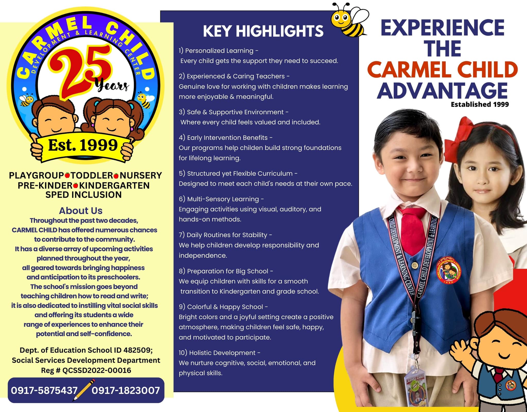 Carmel Child Development & Learning Center - Big Dreams Start Here ...
