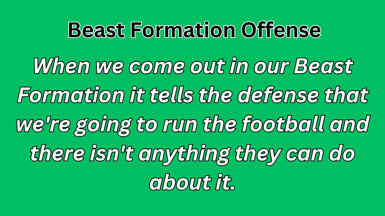 Beast Offense Formation System & Plays | Powered by Youth Football ...