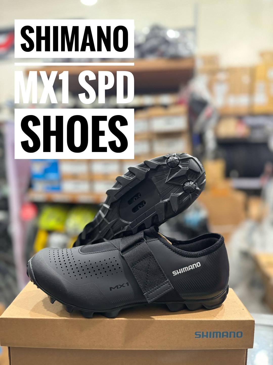 Shimano MX1 Shoes (SPD) Only P2,600 black Size 41, 42, 43, 45 MTB