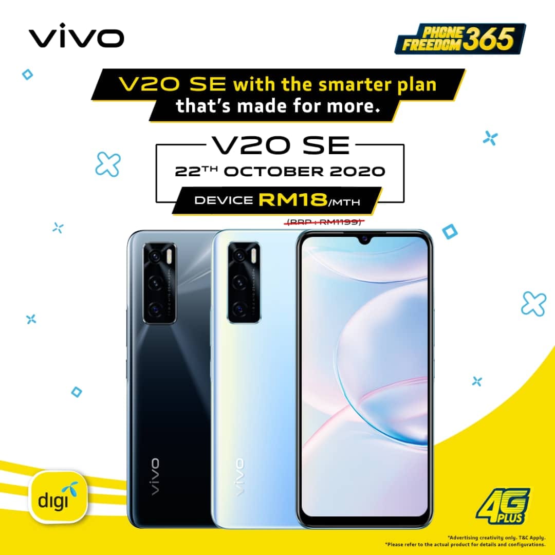 CelcomDigi Teluk Intan - Great news !!! Vivo V20SE available at Digi ...