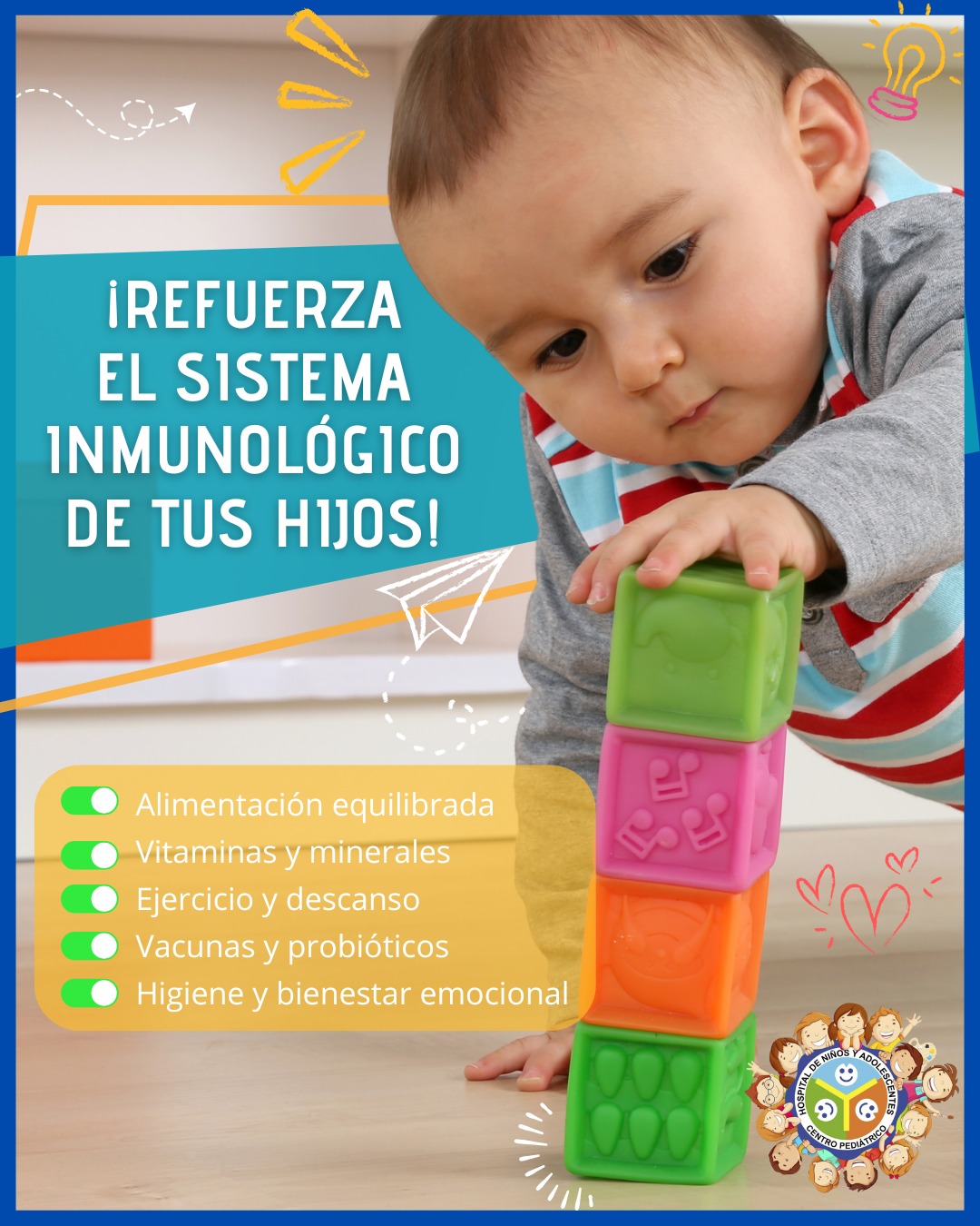 Hospital - ¿Cómo fortalecer el sistema inmunológico de los niños? ¡Aquí ...