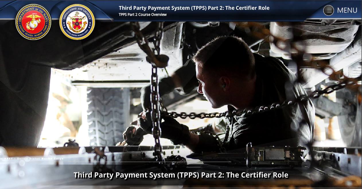 NEW course on MarineNet ;-) Third Party Payment System (TPPS) Part 1 ...