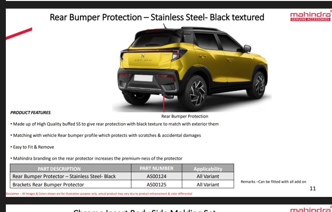Mahindra XUV 3XO | Hi all, I am thinking adding rear bumper protection ...