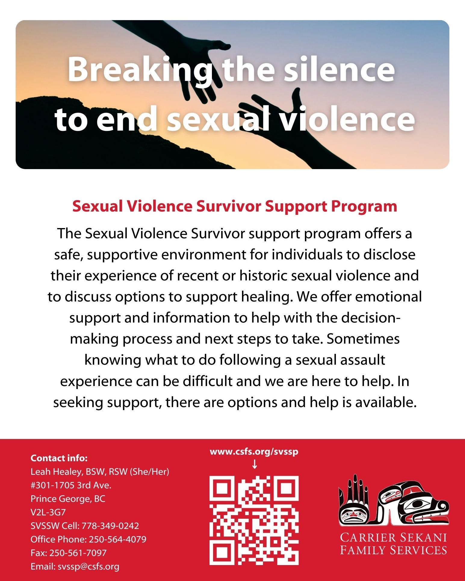 Carrier - Breaking the Silence To End Sexual Violence The Sexual ...