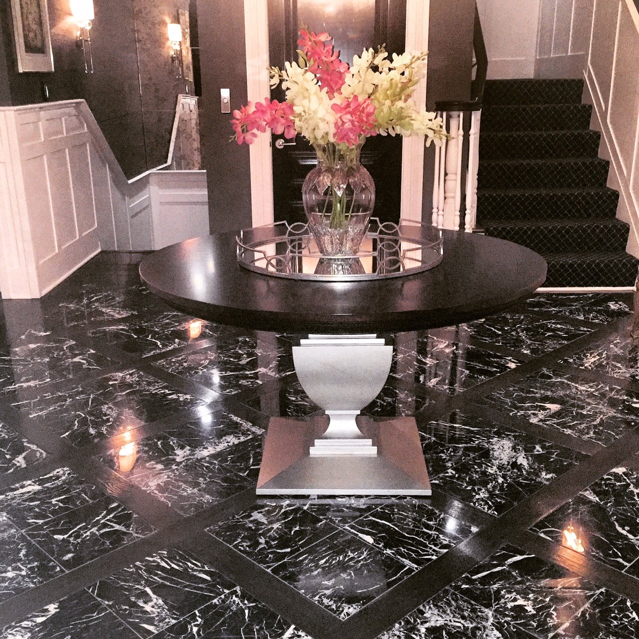 Black And White Marble Floor Designs