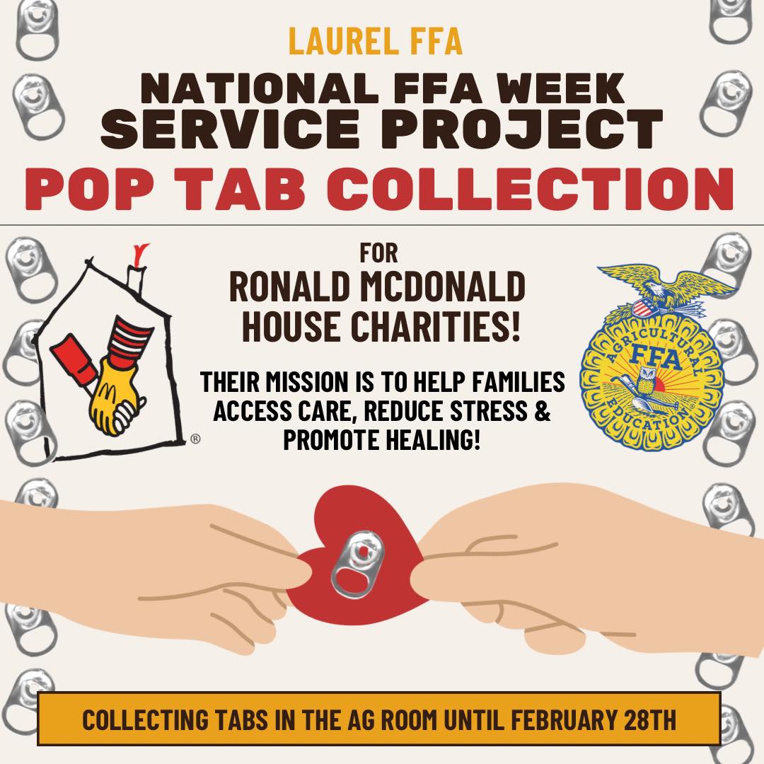 Laurel - Have any extra pop tabs? Give them to a Laurel FFA member for ...