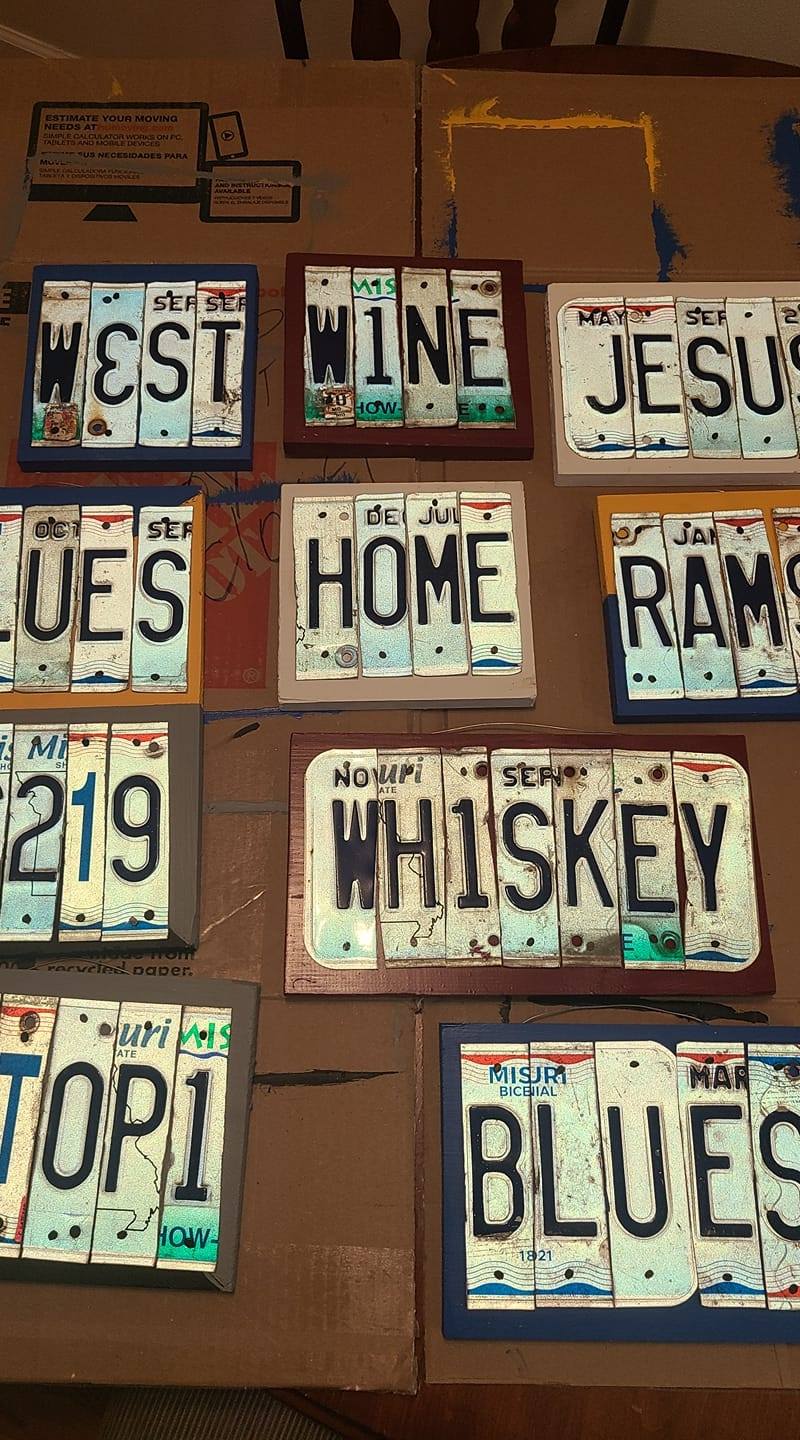 Rustic Plate Signs