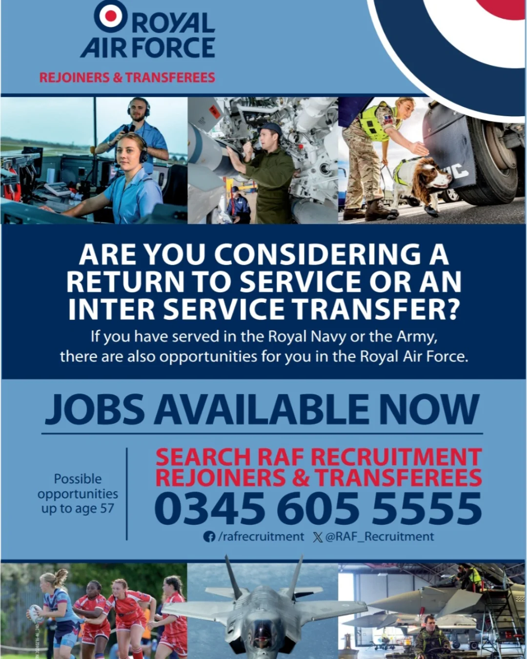 🤔 Are you considering a return... - Royal Air Force Cosford | Facebook