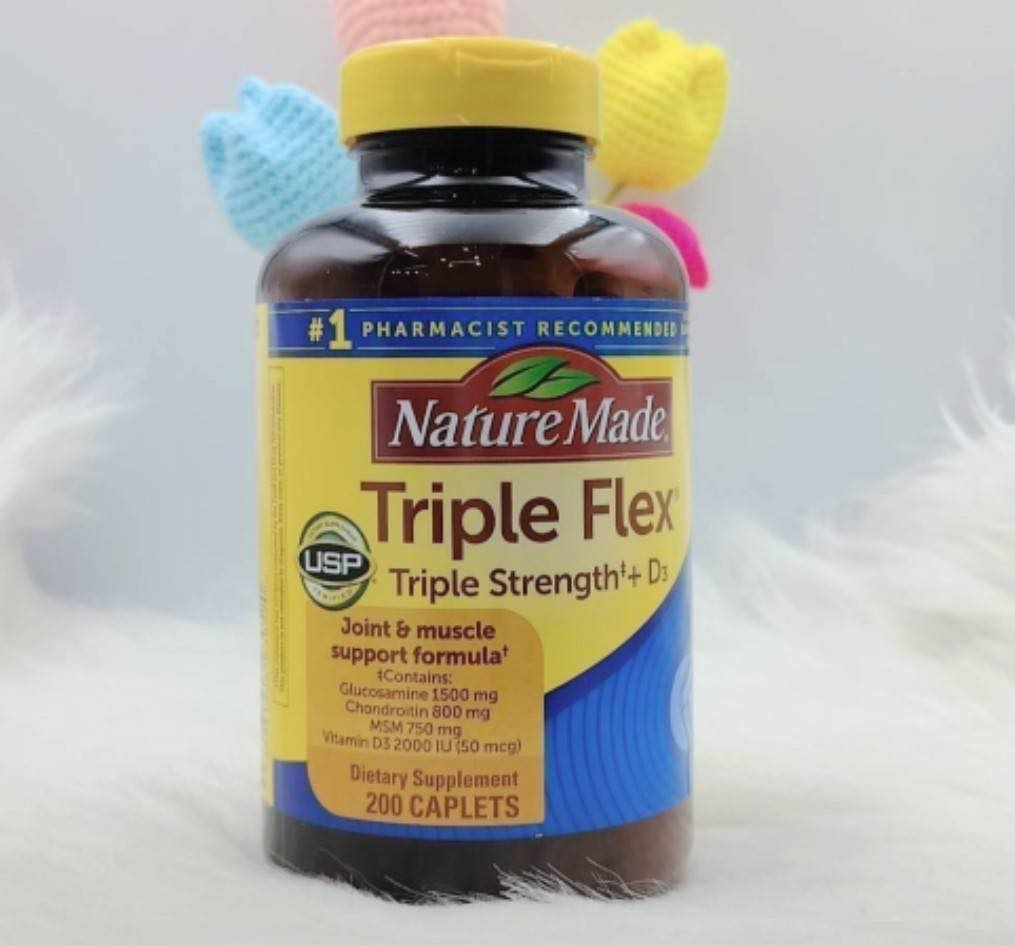Nature Made TripleFlex triple fuerza con vitamina D3 cápsulas