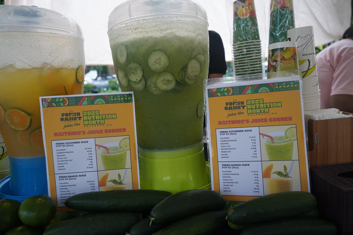 Quezon - May calorie label na ang mga pagkain sa QC Fresh Market Bazaar ...