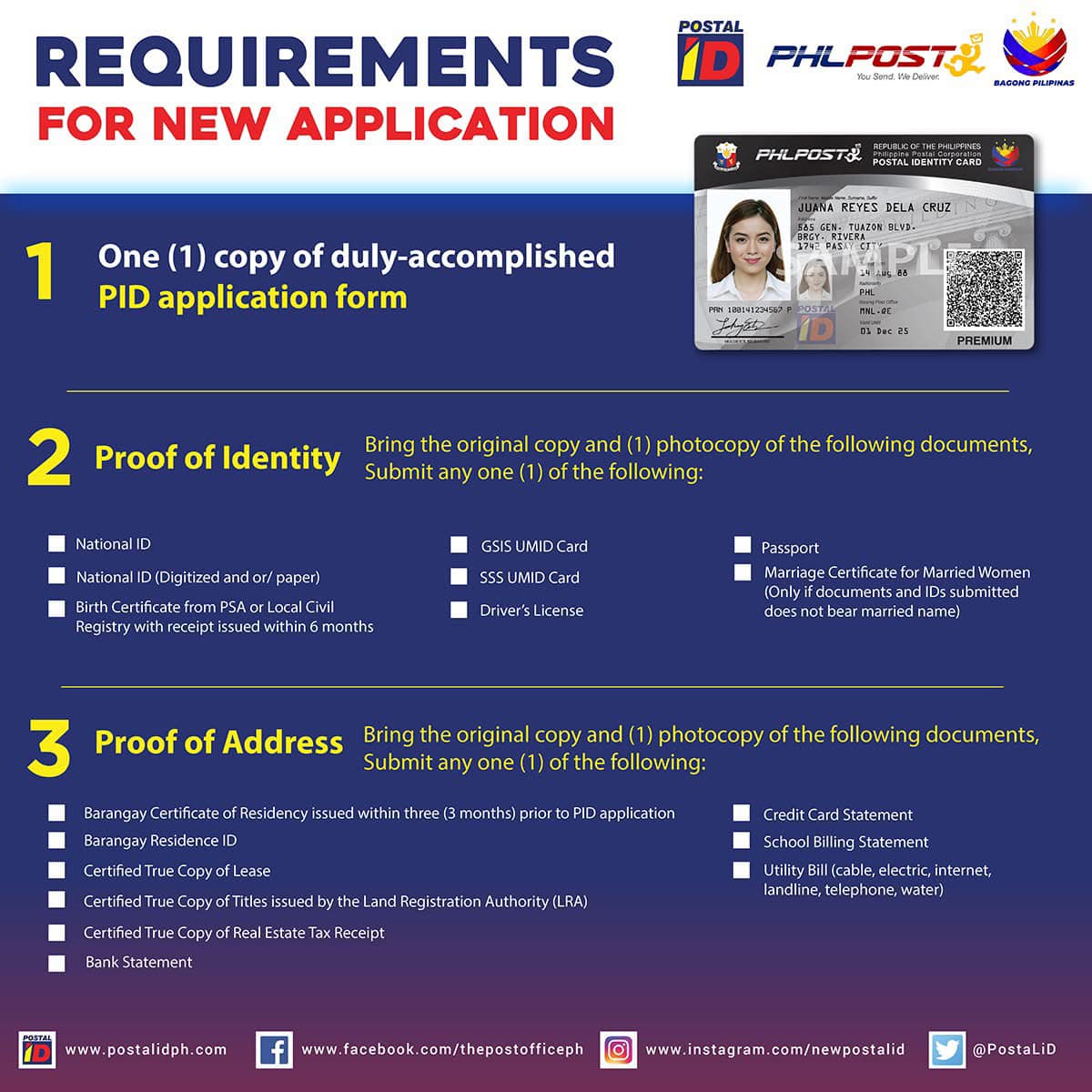 Need a Postal ID? 🪪... - Tacloban City Information Office | Facebook