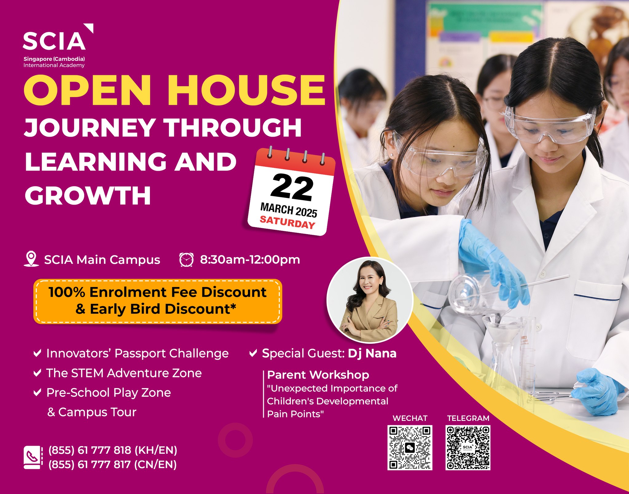Singapore - Join us for the SCIA Grand Open House: A Journey Through ...