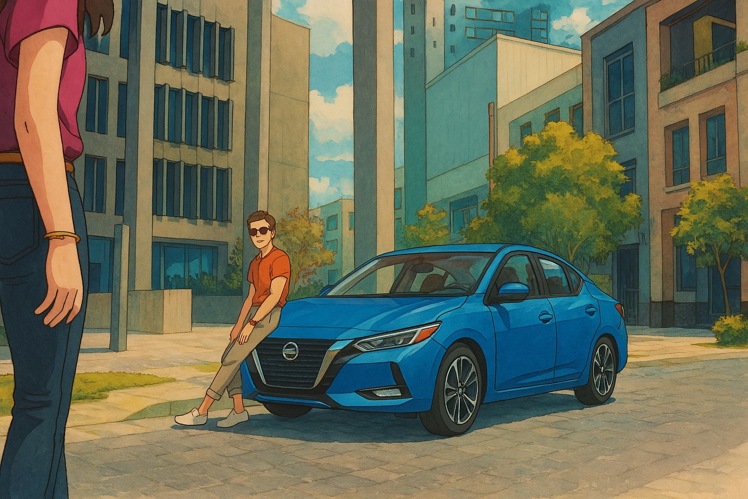 Nissan - 📸 Una imagen que parece sacada de una película animada, pero ...