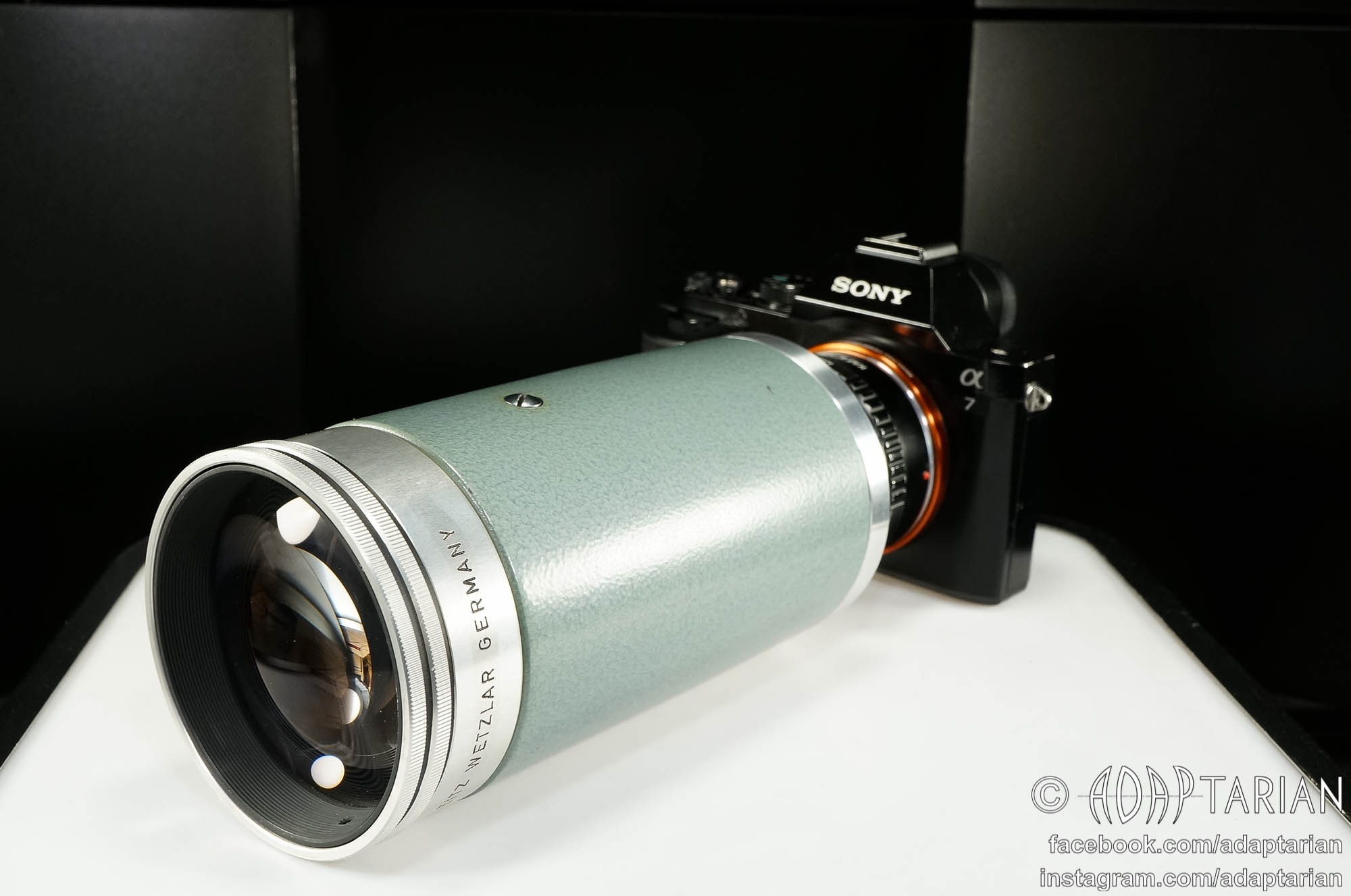 Leica Hektor P2 85mm f2.8 lens modified for M42 mount
