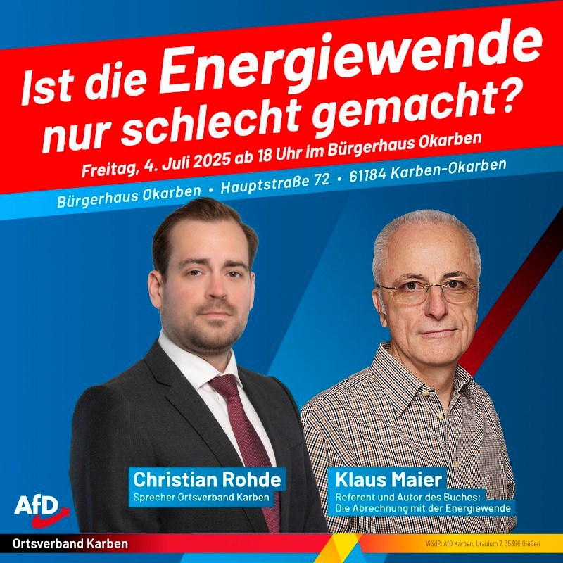 AfD Wetterau - AfD Wetterau added a new photo.