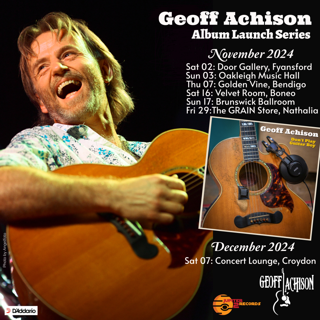 Geoff - Album Launch Shows Nov 02 The Door Gallery Cafe Fyansford Nov ...
