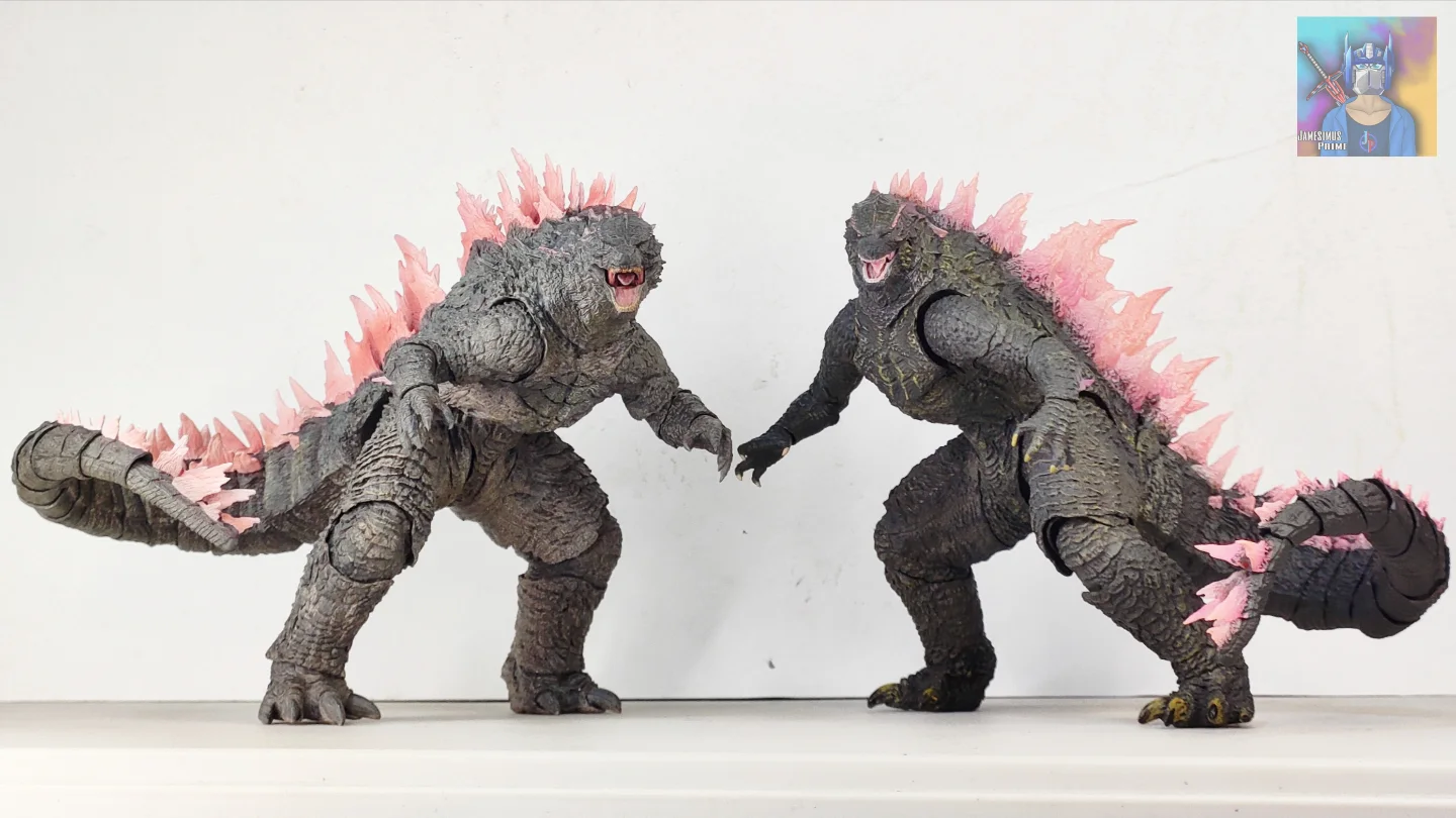 Hiya Toys and S.H. Monsterarts Godzilla Evolved figures! #Godzilla 