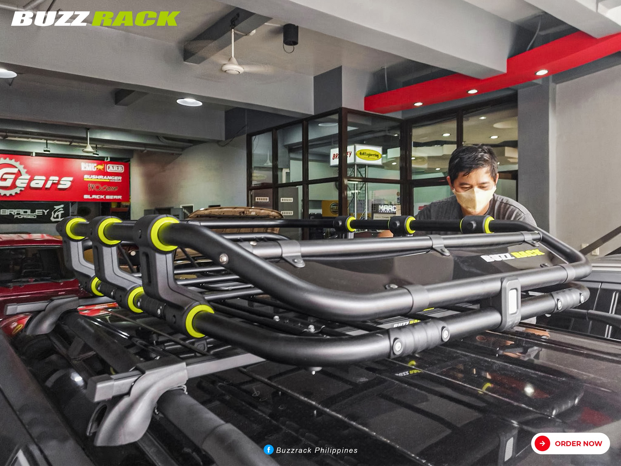 Buzzrack - Atomic Buzz Roof Rack 👌 ⚠ A great choice to haul the gears ...