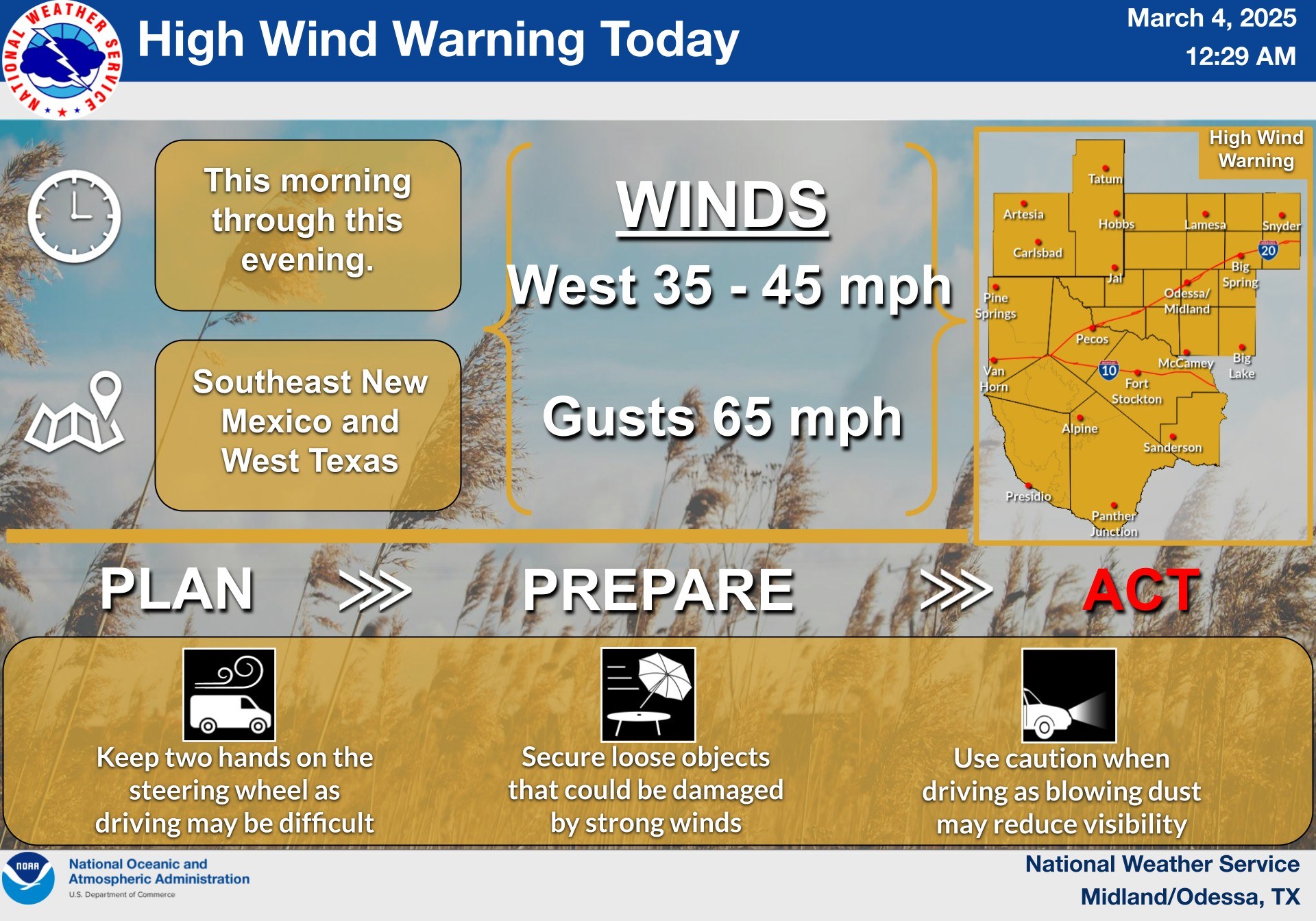 US National Weather Service Midland Texas Midland TX