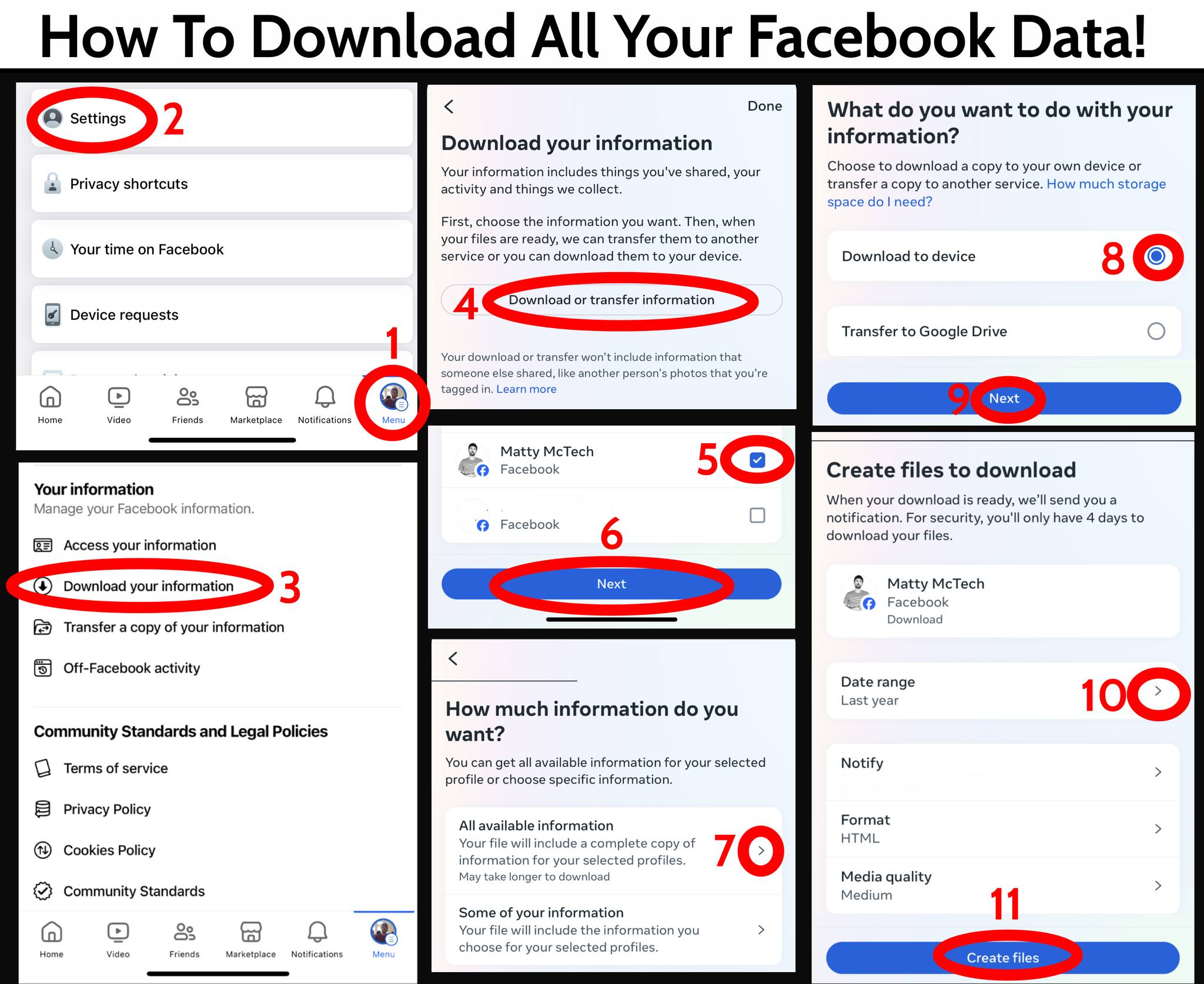 Matty McTech - Want to Download All Of Your Facebook Data?...