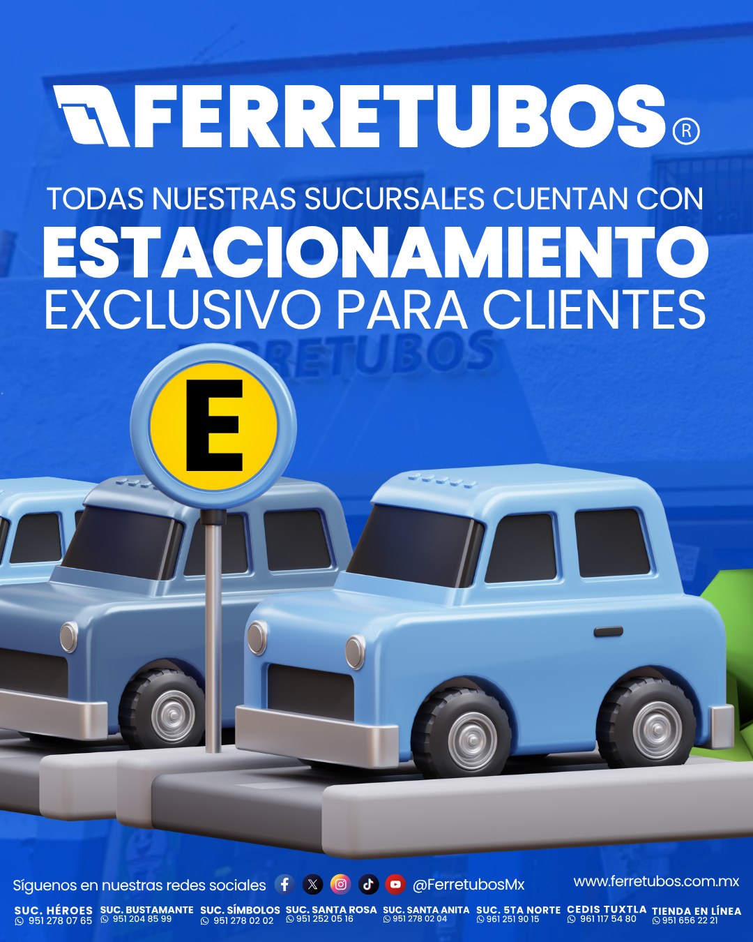 Ferretubos - 🚗 ¡En FERRETUBOS tu comodidad es lo primero! Todas