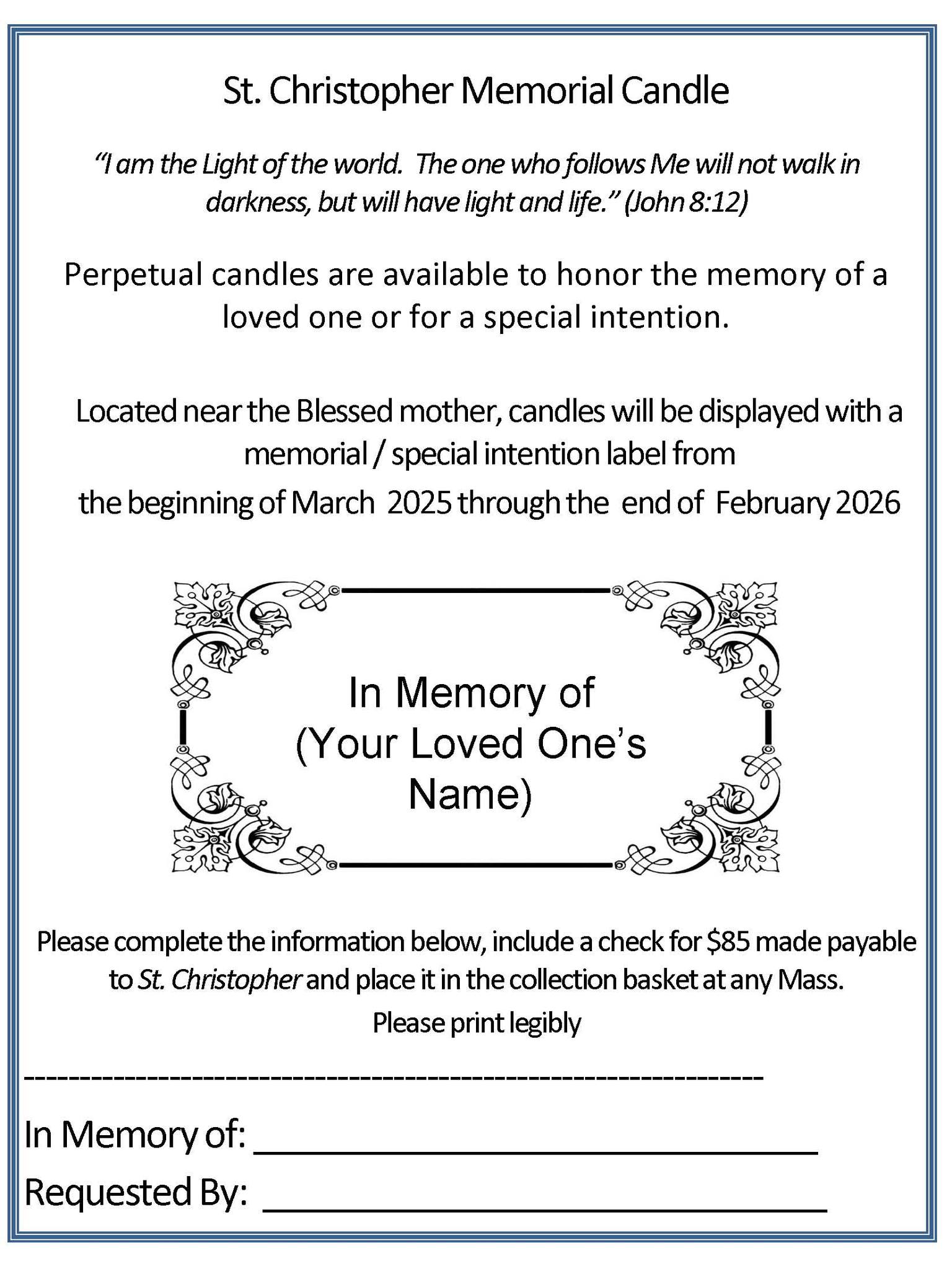 Catholic - Did you know? Did you know we offer a perpetual candle at St ...