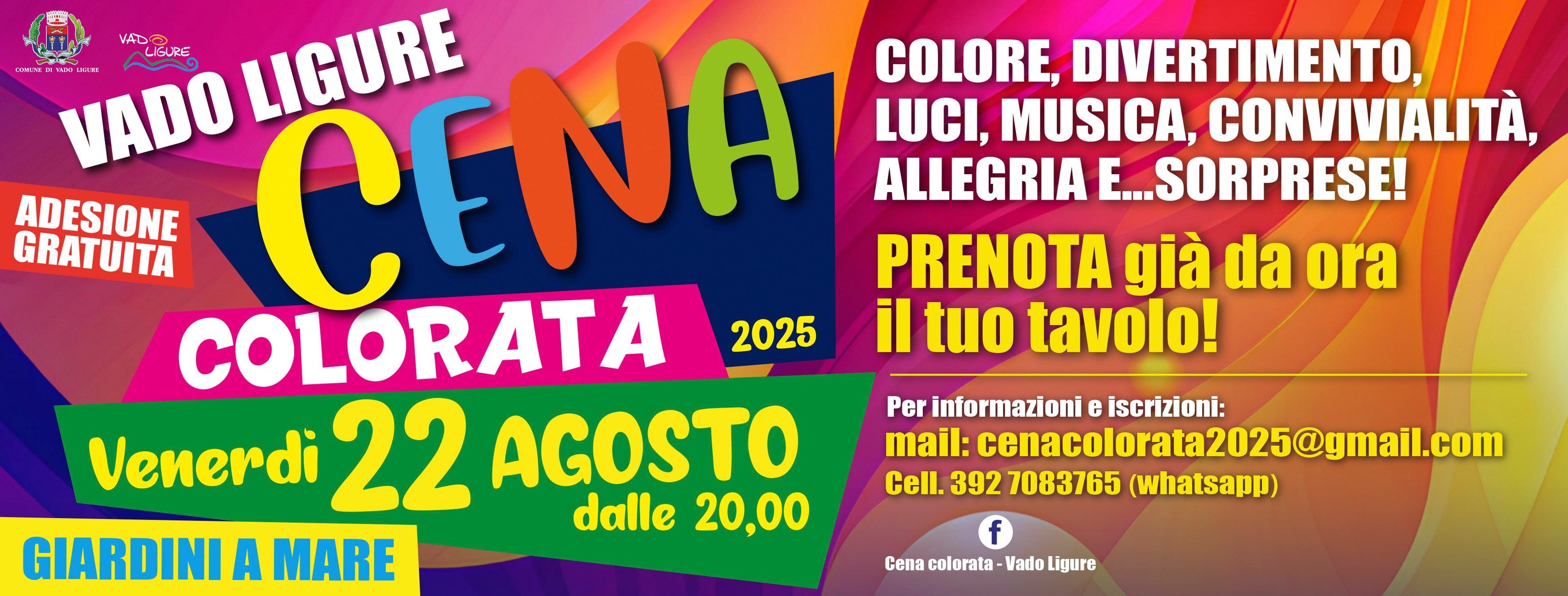 Cena Colorata - Vado Ligure