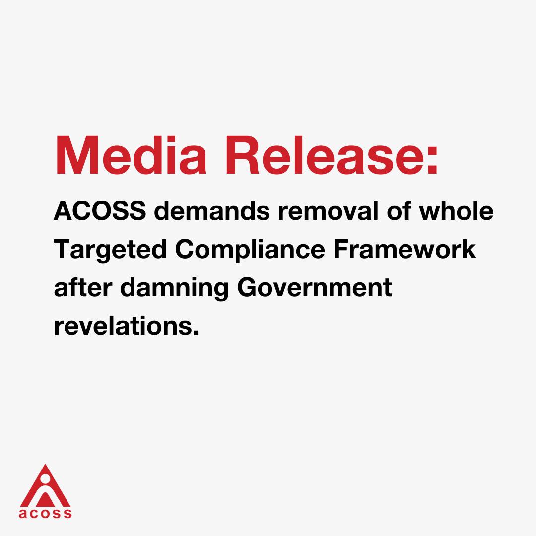 ACOSS is demanding... - Australian Council of Social Service | Facebook