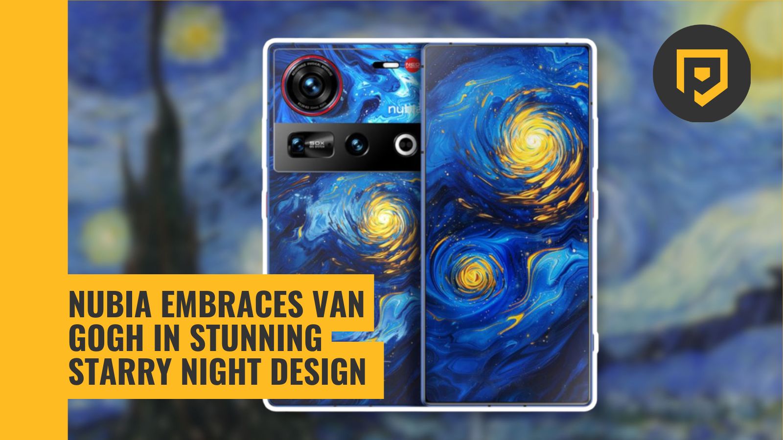 The new Nubia Z70 Ultra is available in a gorgeous Van Gogh 