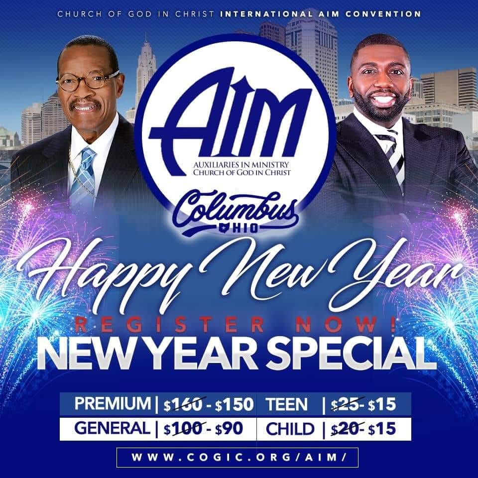 NEW YEAR DISCOUNT... - 1st Jurisdiction Western PA COGIC AIM