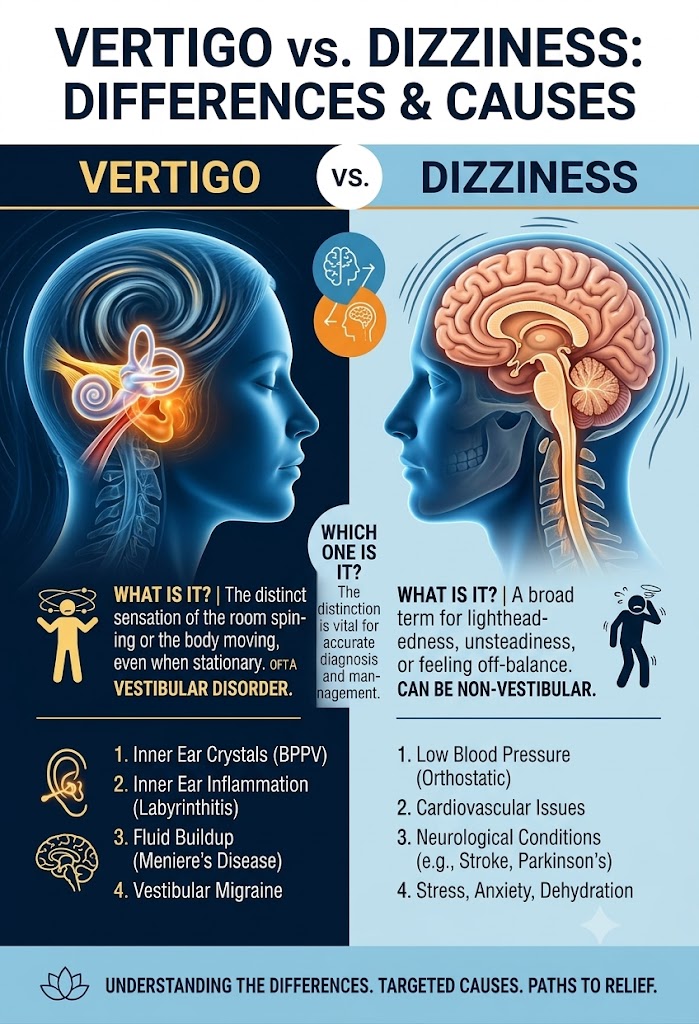 Dizziness vs. Vertigo: What's the Difference?