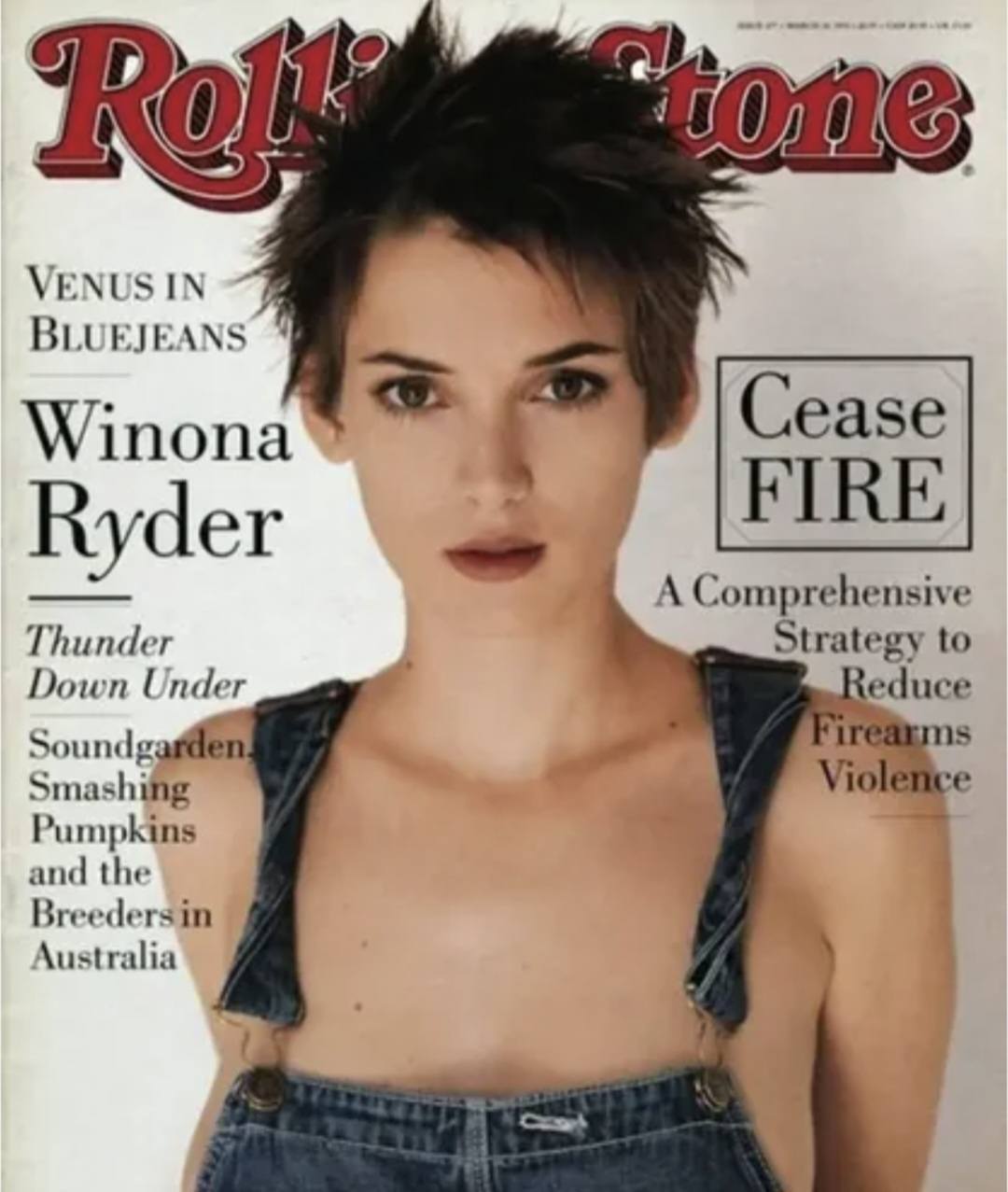 Winona Ryder para a revista Rolling Stone Magazine - 1994
