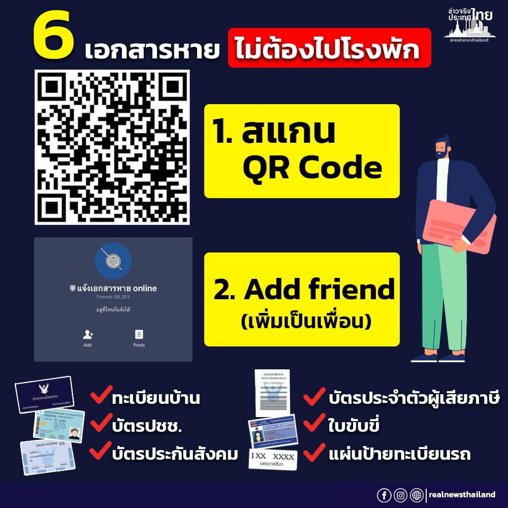 ข่าวจริงประเทศไทย - แชร์เลย!! เอกสารหาย ไม่ต้องไปโรงพักทำได้ 2 วิธีง่าย ...