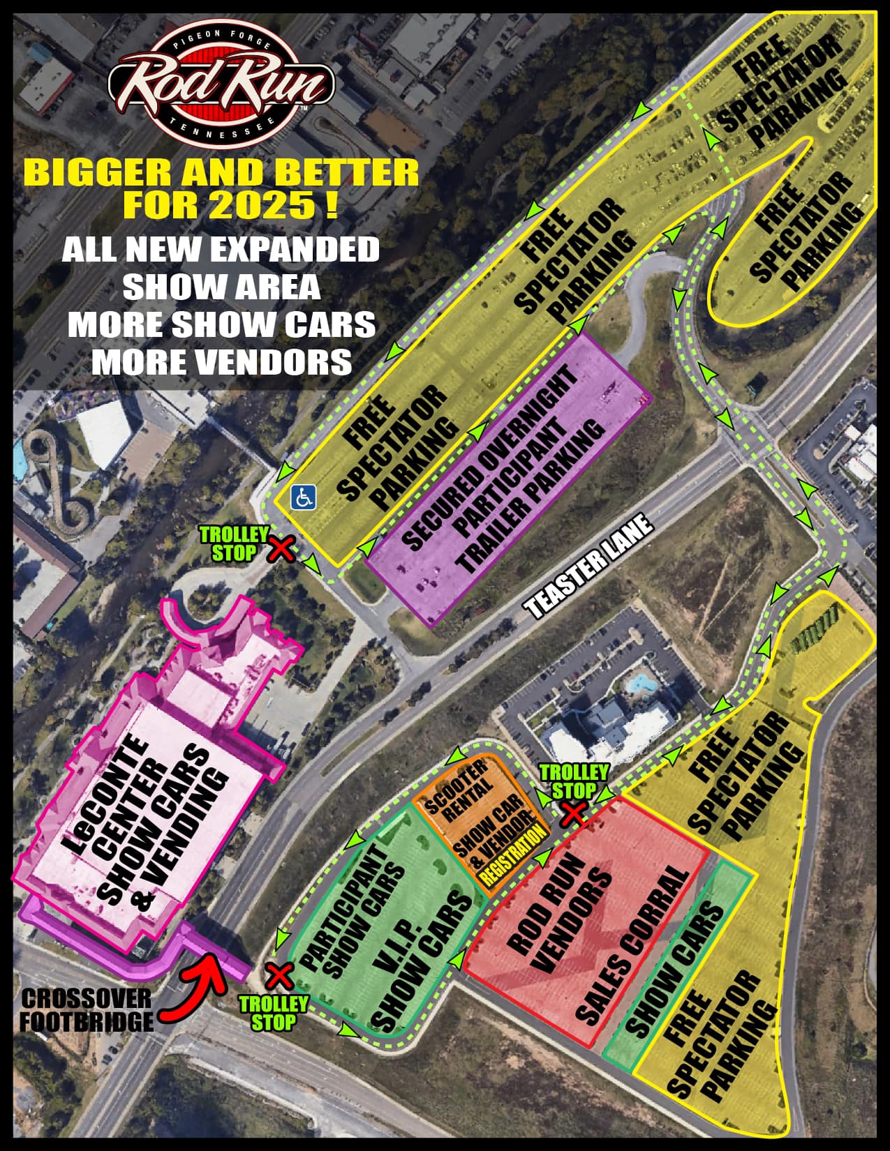 All New Expanded Show Area for... - Pigeon Forge Rod Run