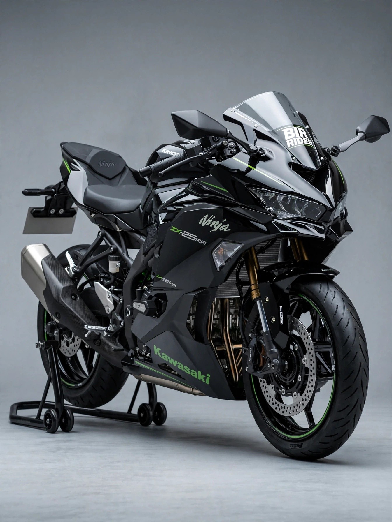 うみ Kawasaki Ninja Zx25RR 🖤💚 Is this your dream bike?