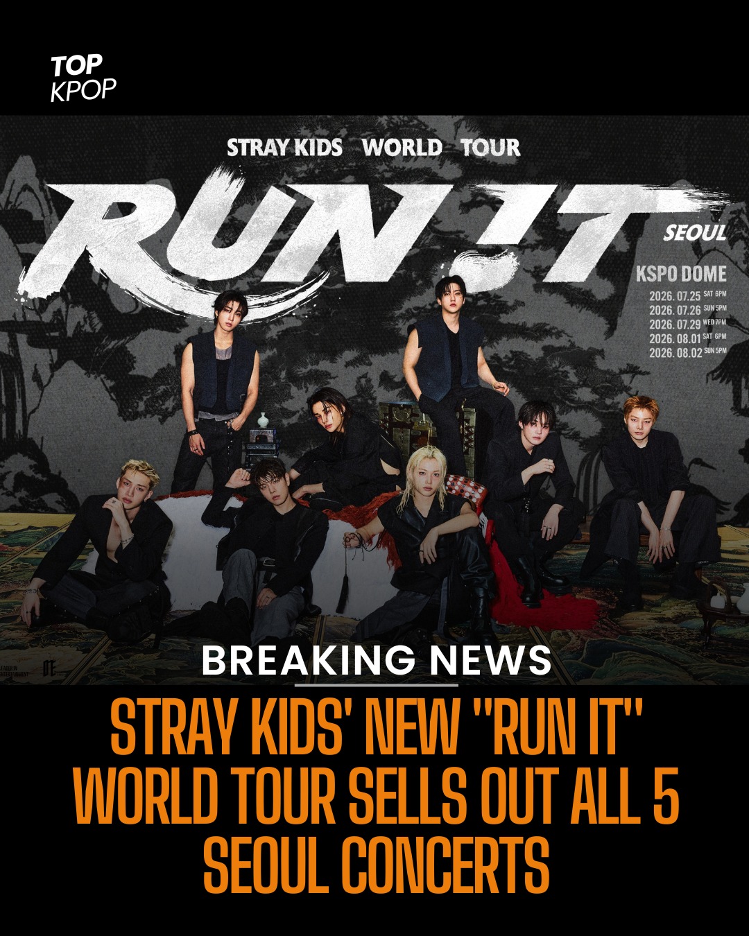 STRAY KIDS SELLS OUT ALL 5 SEOUL CONCERTS FOR NEW 