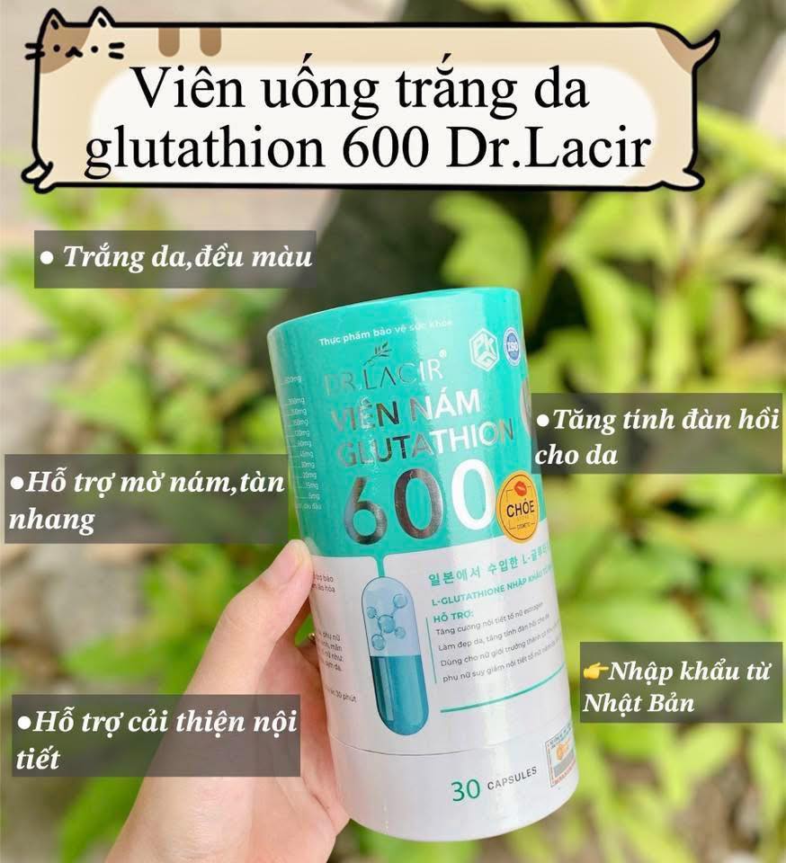 glutathione 600 thành phần UỐNG GÌ CHO TRẮNG D.A MỜ NÁ.M❓ 💊💊𝐕𝐈𝐄̂𝐍 𝐔𝐎̂́𝐍𝐆 𝐆𝐋𝐔𝐓𝐀𝐓𝐇𝐈𝐎𝐍𝐄 𝟔𝟎𝟎 DR.LACIR 𝐓𝐇𝐀̀𝐍𝐇 𝐏𝐇𝐀̂̀𝐍 𝐆𝐋𝐔𝐓𝐀𝐓𝐇𝐈𝐎𝐍𝐄 𝐍𝐇𝐀̣̂𝐏 𝐊𝐇𝐀̂̉𝐔 𝐓𝐔̛̀ 𝐍𝐇𝐀̣̂𝐓 𝐁𝐀̉𝐍 🇯🇵 𝗨̛́𝗰 𝗰𝗵𝗲̂́ 𝗻𝗮́𝗺 𝘃𝗮̀ 𝘁𝗿𝗮̆́𝗻𝗴 𝗱.𝗮 𝗰𝘂̛̣𝗰 SUBCATEGORY_Face Creams & Moisturizers BPC-157 & TB-500 Injections: Size:9